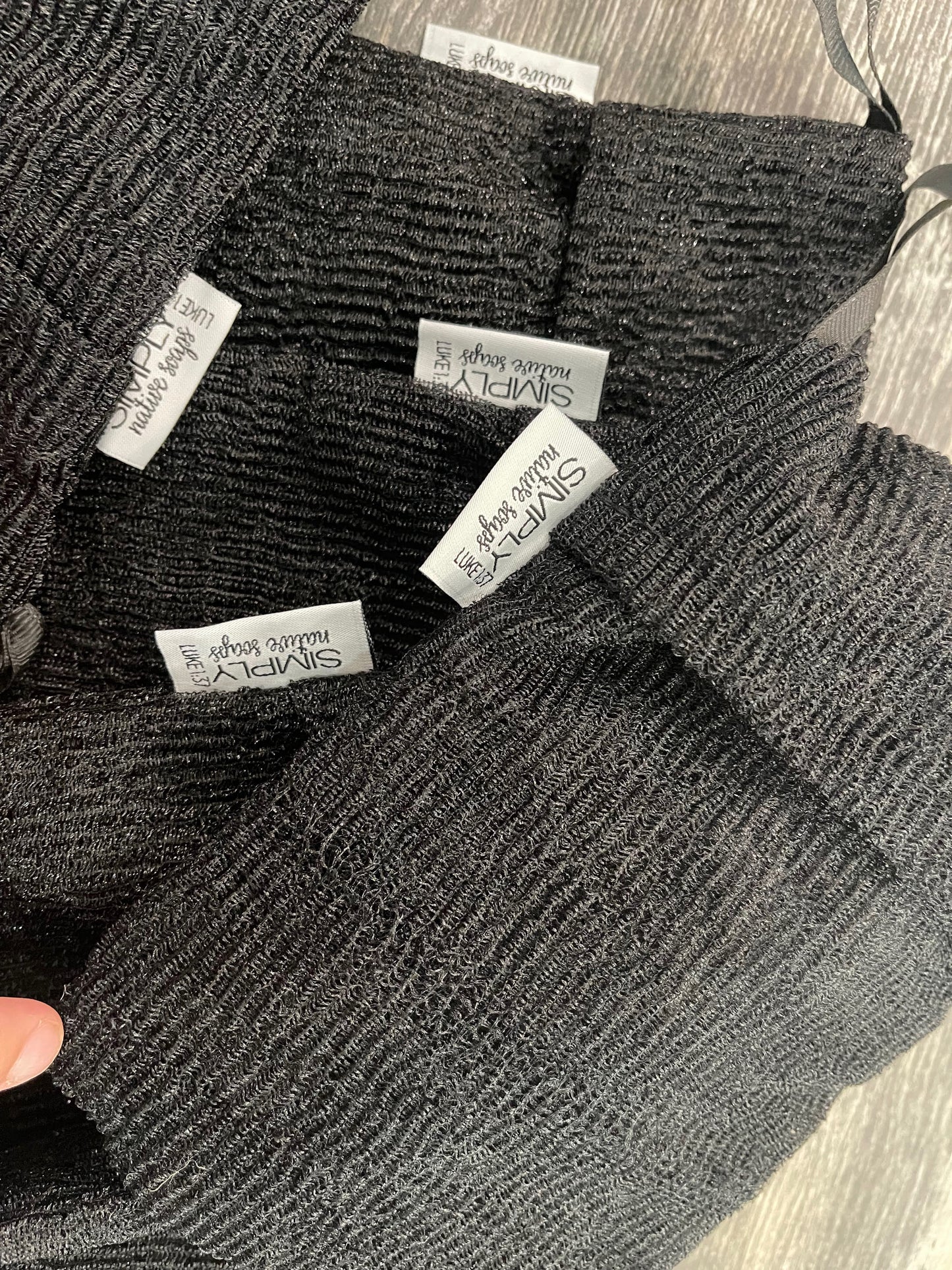 Branded Exfoliating Soap Saver Bag