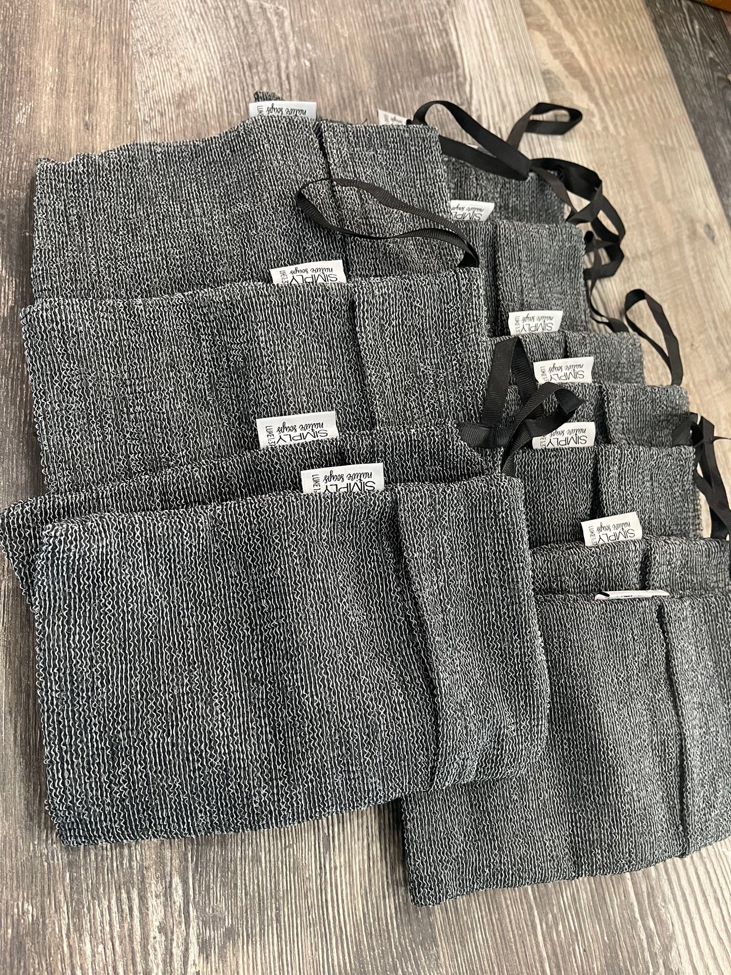 Branded Exfoliating Soap Saver Bag