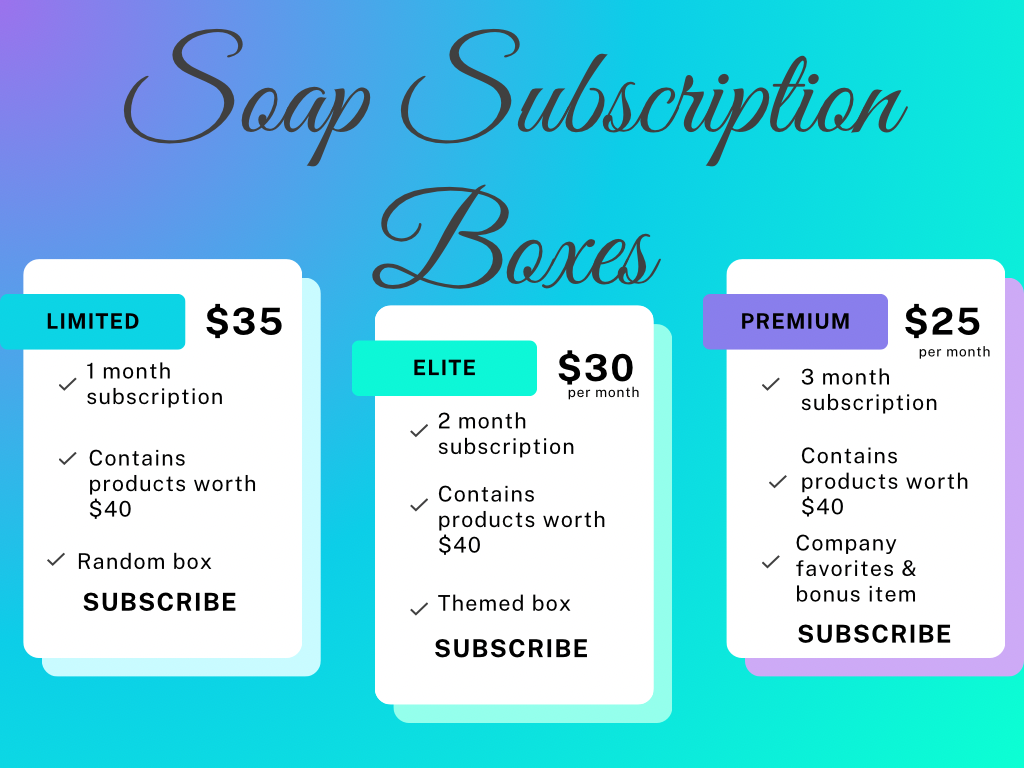 Soap Subscription Box PREPAID